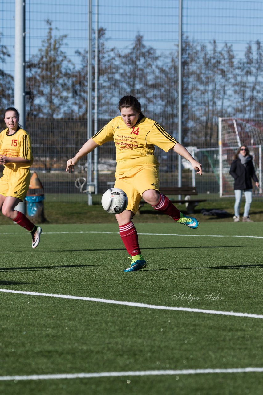 Bild 284 - B-Juniorinnen SG Weststeinburg/Bei - SV Fisia 03 : Ergebnis: 1:2